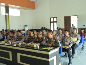 Kapolres Tulang Bawang Barat Pimpin Langsung Pelaksanaan Gelar Operasional Bulanan Dan Anev Situasi Kamtibmas Polres Tubaba Dan Polsek Jajaran