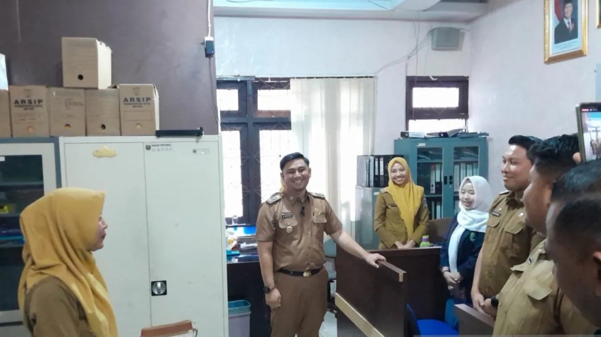 Awal Masuk Kerja Wakil Walikota Metro M. Rafieq Periksa Kinerja Pegawai ASN Pemkot Metro