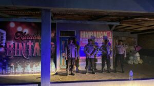 Jaga Kamtibmas Kondusip di Bulan Ramadhan, Personil Polsek Tulang Bawang Tengah Lakukan Patroli Tempat Hiburan Malam
