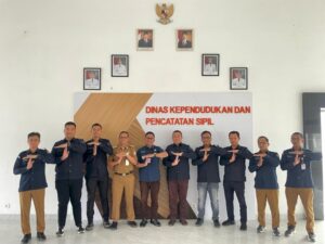 Ketua KPU Tubaba Lakukan Kunjungan Kerja Ke Disdukcapil Kab.Tubaba