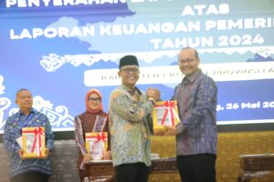 Pemkab Lamteng Raih WTP ke Tujuh Kali