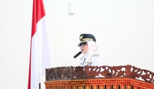 Bupati Pesawaran Sampaikan Pidato Perdana Dalam Rapat Paripurna di DPRD