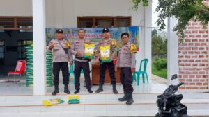 Polsek Tulang Bawang Tengah Gelar Gerakan Pangan Murah di Tiyuh Tirta Makmur