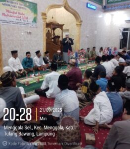 Masjid Nur Iman Gunung Sakti Mengadakan Acara Memperingati Maulid Nabi Muhammad Saw 1447 H /2025 M