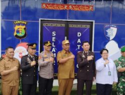 Plt. Bupati Lamteng I Komang Koheri Bersama Forkopimda Tinjau Kesiapan Pos Pelayanan Nataru