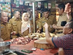 Jelang Nataru Gabungan OPD Pemkab Lamteng Sidak Bahan Pokok, Ketersediaan dan Harga Masih Stabil!