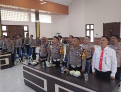 Polres Tulang Bawang Barat menggelar Latihan Pra Operasi (Latpra Ops) Operasi Keselamatan Krakatau 2026