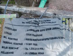 Rp1,23 Miliar Digelontorkan, Air Tak Setetes pun Mengalir: Proyek PAM di Tubaba Disorot