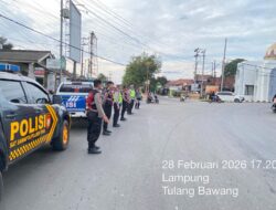 Patroli Kota Presisi Ramadhan Samapta Polres Tulang Bawang Cipkon Saat Menjelang Berbuka