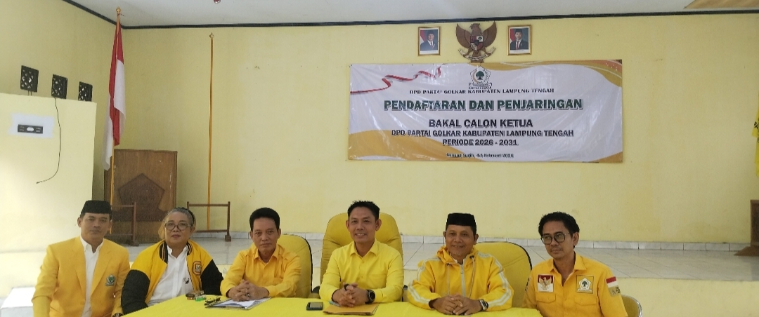 Partai Golkar Lamteng Buka Pendaftaran dan Penjaringan Calon Ketua DPD Mulai 4-5 Februari 2026