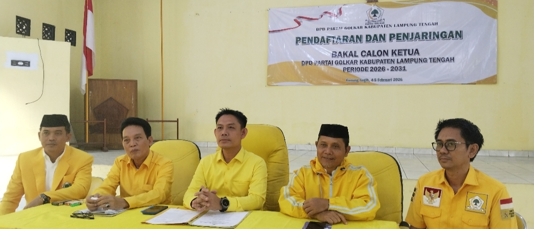 DPD Partai Golkar Lamteng Umumkan Musda XI Akan Berlangsung 7 Februari 2026