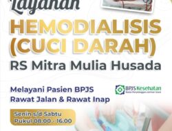 RS MMH Hadirkan Layanan Hemodialisis Solusi Bagi Penderita Gagal Ginjal