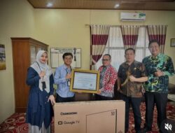 Pemkab Lamteng Terima Piagam Penghargaan PT. PLN atas Penyelesaian Tagihan Listrik 2025 Tepat Waktu