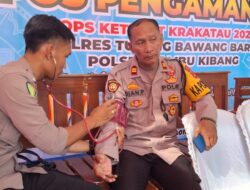 Ops Ketupat Krakatau 2026, Si Dokkes Polres Tulang Bawang Barat Gelar Patroli Kesehatan ke Pos Pengamanan