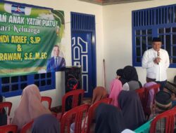 Baroji Serahkan Santunan ke 206 Anak Yatim Pemberian Keluarga Besar Partai Demokrat