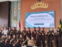 Kejari Lamteng Halal Bihalal Bersama Insan Pers, Ormas dan LSM, Sekaligus Temu Pamit Kasi Intel Kejari Lamteng