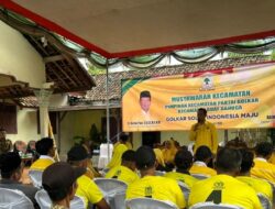 Konsolidasi Berkelanjutan, Partai Golkar Way Kanan Gelar Muscam Kecamatan Buay Bahuga