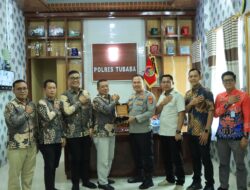 Kapolres Tulang Bawang Barat Terima Audensi Ketua KPU, bahas dinamika Politik Serta Perkuat Sinergitas Proses Demokrasi