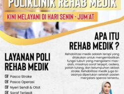 Poli Klinik Rehab Medik RSU MMH Buka Setiap Senin – Jumat Bersama dr. Feby Deliana, Sp.KFR