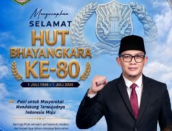 Selamat Hari Bhayangkara ke-80, Kaban BPKAD Lamteng: Terimaksih Atas Dedikasi Polri Untuk Masyarakat