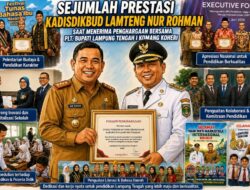 Dipimpin Nur Rohman Disdikbud Lamteng Torehkan Sejumlah Prestasi dan Pengakuan