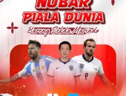 Semarak Nobar! Sekda Provinsi Lampung Marindo Kurniawan Ajak Warga Saksikan Duel Seru Inggris vs Argentina