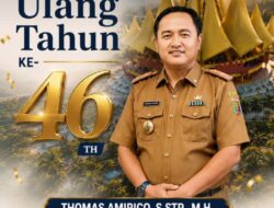 Selamat Ultah ke-46 Ananda Thomas Amirico, Uncu Wenda: Teruslah Menjadi Teladan Kemajuan Pendidikan