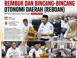 Plt Bupati I Komang Koheri Ikuti Rembuk Otonomi Daerah Bersama Kemendagri Secara Virtual