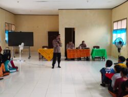Polsek Gunung Agung Dalam Rangka Masa Pengenalan Lingkungan Sekolah Isi Materi Ketangkasan Baris Berbaris