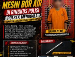 Aksi Nekat Predator Mesin Bor Air Diringkus Polisi, Polsek Menggala Bungkam Langkah Pelaku Tanpa Ampun