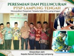 Kepala Kemenag Lamteng Resmikan PTSP MTsN 2, Perkuat Layanan Madrasah Berbasis Digital