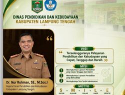 Disdikbud Lamteng Tegaskan Komitmen Pelayanan Berkualitas Lewat Visi, Misi, dan Motto “S.M.I.L.E”