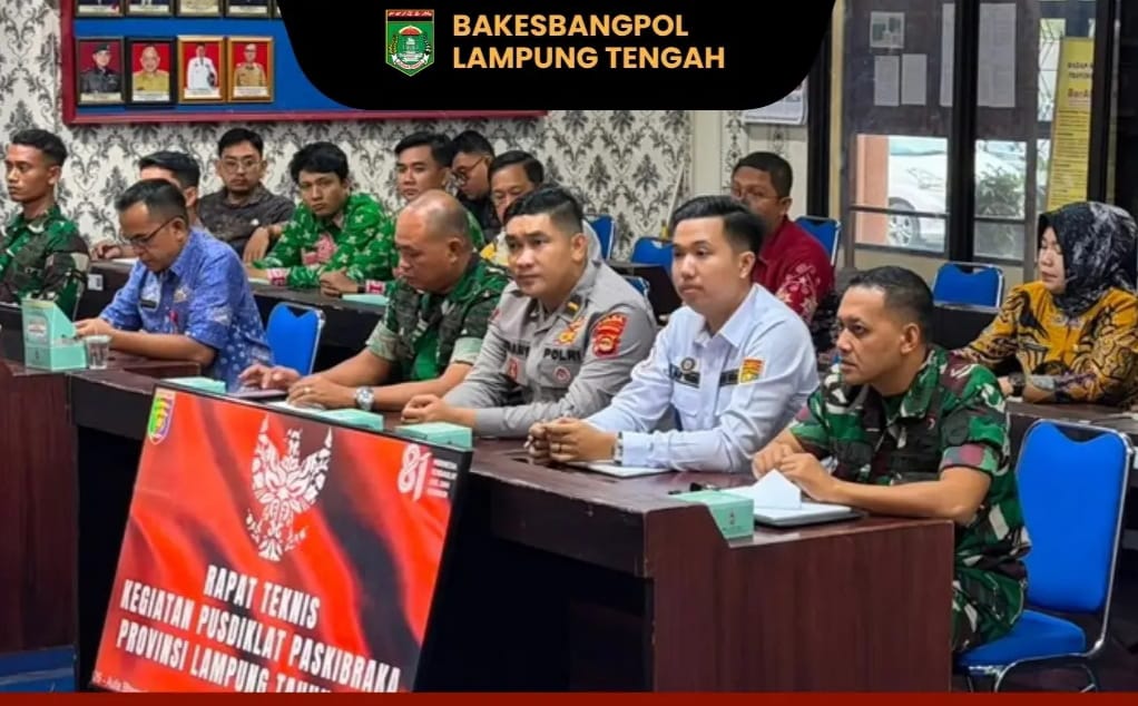 Kesbangpol Lamteng Perkuat Sinergi Pembinaan Paskibraka Jelang HUT RI ke-81