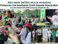 RSU-MMH Beri Pelayanan Cek Kesehatan Gratis Kepada Masyarakat di Harlah PKB ke-28