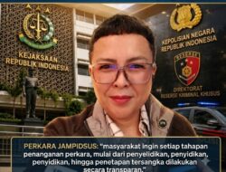 Perkara Jampidsus: Penegakan Hukum Harus Transparan