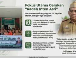 DLH Lamteng, Gelorakan Gerakan “Raden Inten Asri” Demi Lingkungan Bersih dan Hijau