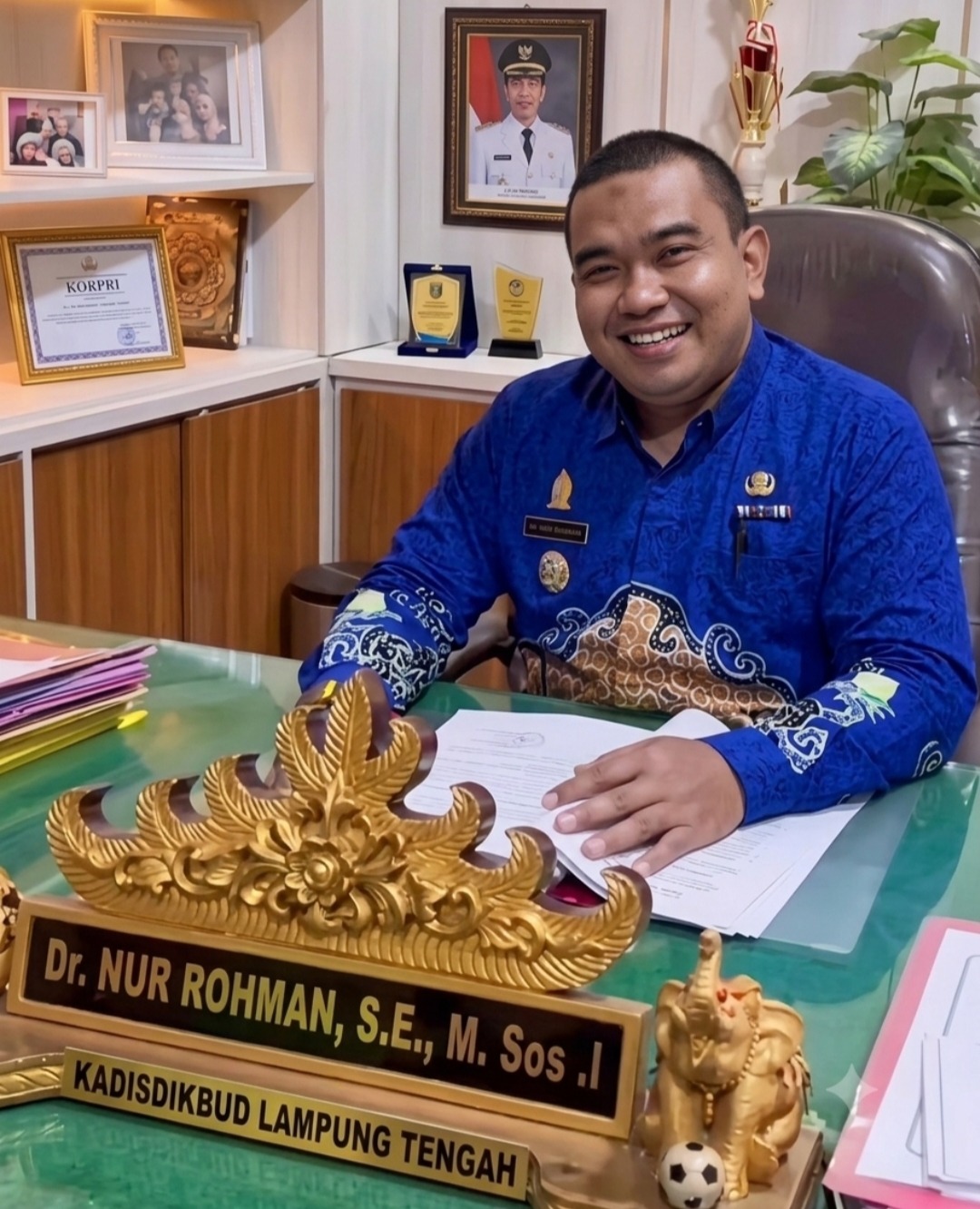 Apakah Baju Batik Khas Lampung Untuk Siswa SD di Lampung Tengah Wajib? Ini Penjelasan Kadisdikbud Nur Rohman