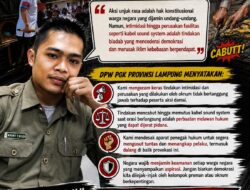 Ketua DPW PGK Lampung Desak Polisi Bongkar Aktor di Balik Kericuhan Aksi Damai: “Jangan Biarkan Demokrasi Dibungkam”