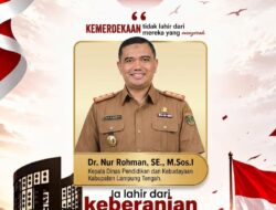 Sambut HUT RI Ke-81, Kadisdikbud Lampung Tengah Tekankan Semangat Berjuang dan Terus Maju di Dunia Pendidikan