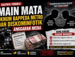Bappeda dan Diskominfotik Metro diduga “Main Mata” Anggaran Media
