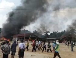 Kericuhan Pecah di PT BSA Lampung Tengah, Gudang dan Mess Karyawan Dibakar Massa