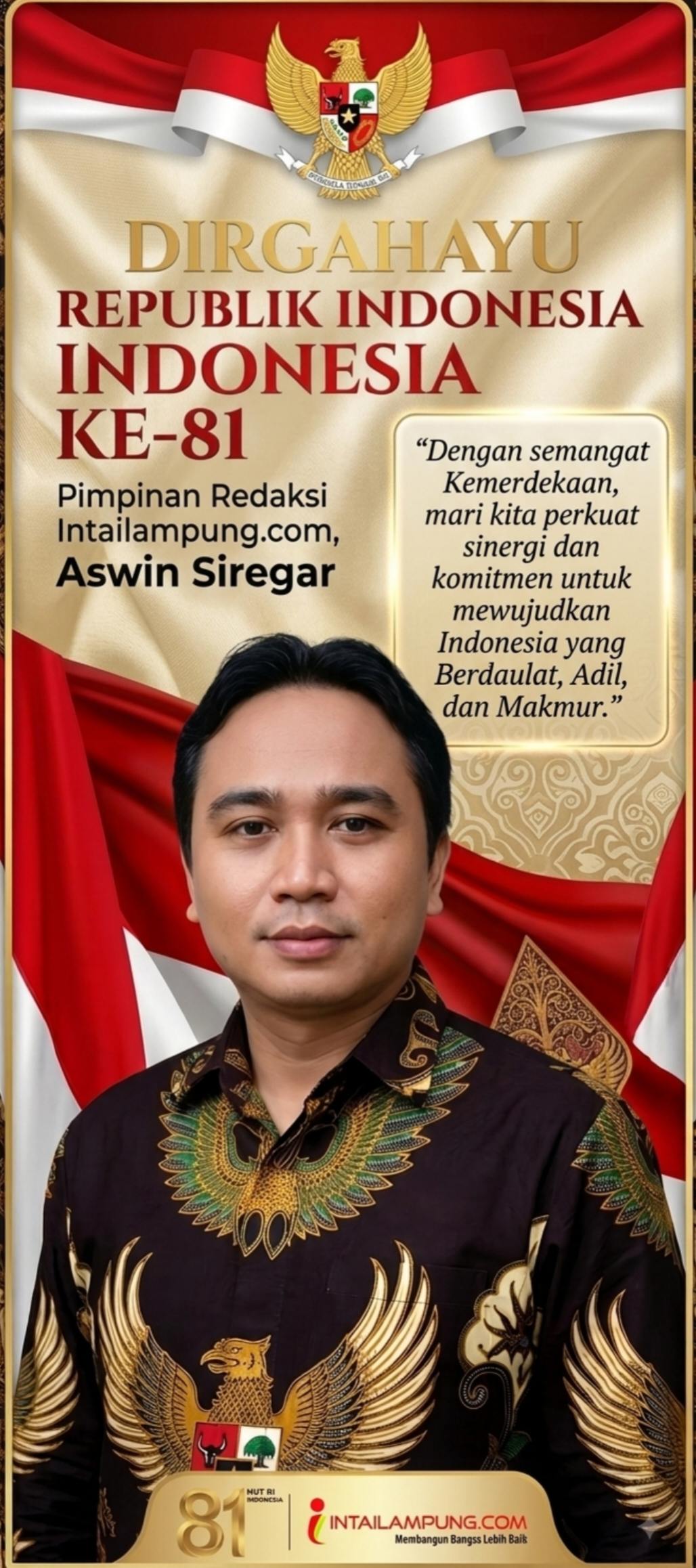 Dirgahayu Republik Indonesia Ke-81