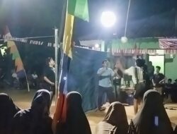 Kemeriahan HUT RI ke-81, Warga Kampung Buring Sari Antusias Ikuti Lomba Voli Terpal