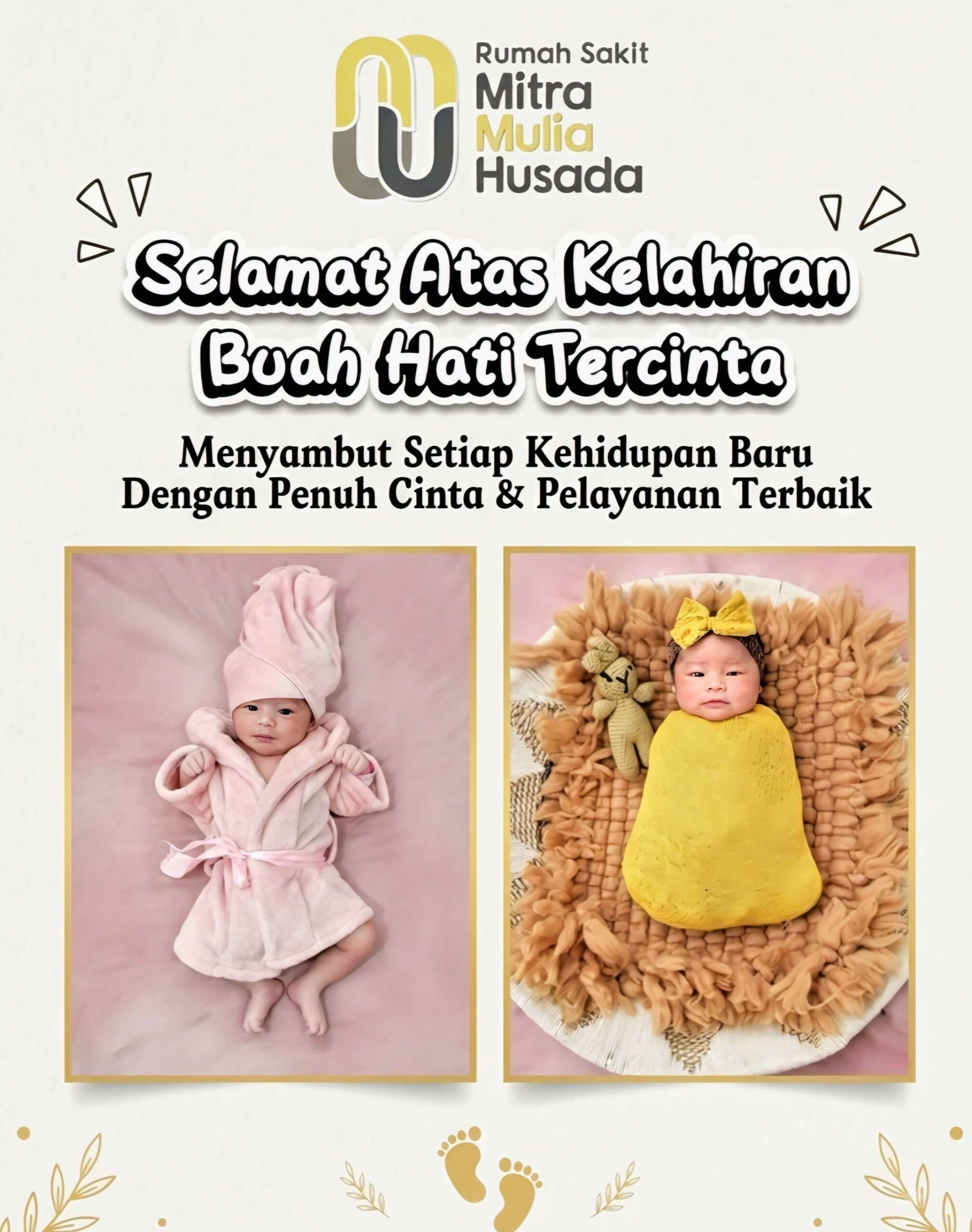 Terimakasih Atas Kepercayaan Para Pasien dan Keluarga Pada RSU MMH: Selamat Atas Kelahiran Buah Hati Tercinta