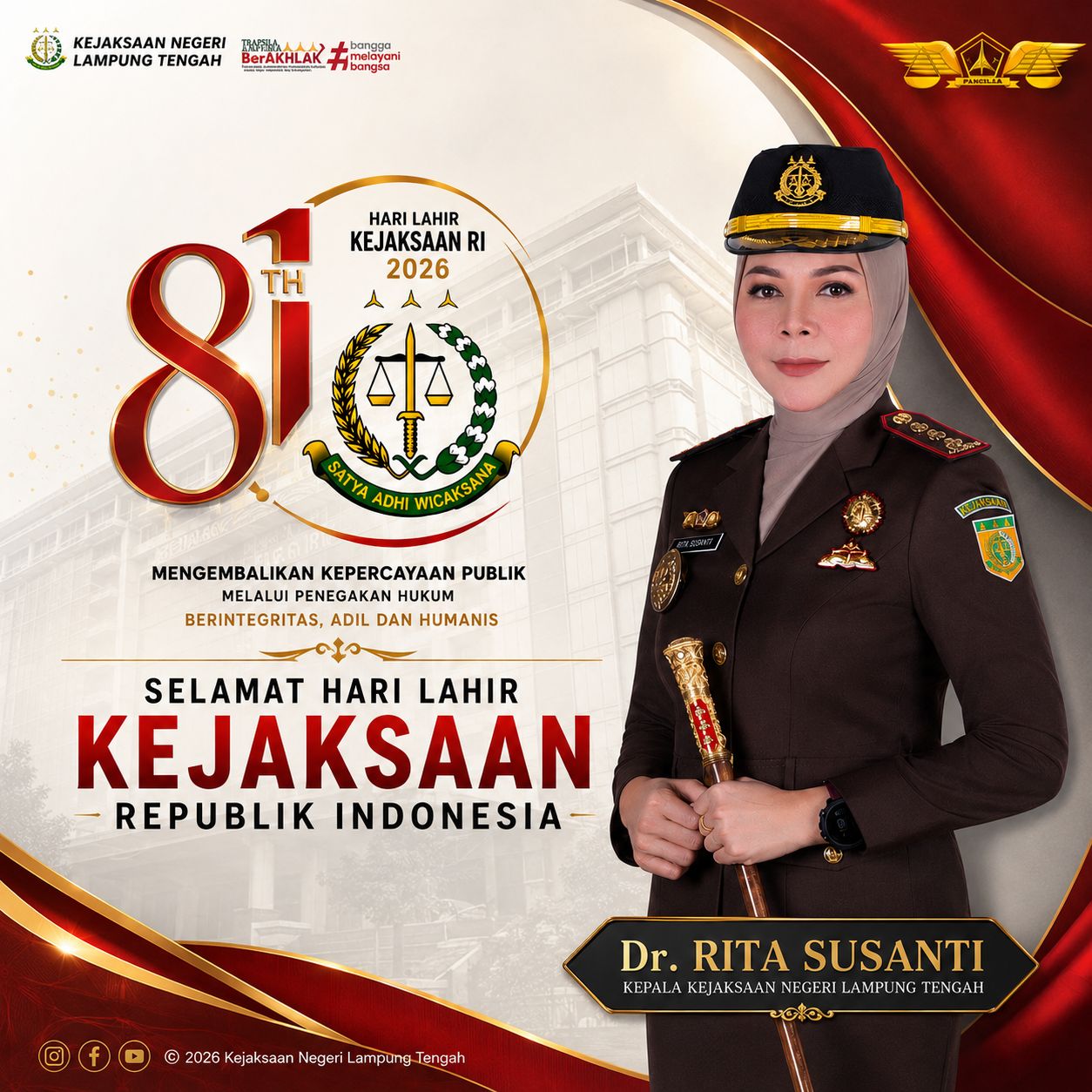 Setetes Darah, Sejuta Harapan! Kejari Lampung Tengah Rayakan Harlah Kejaksaan ke-81 Dengan Aksi Kemanusiaan