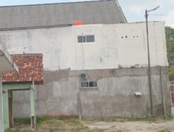 Potret Dinding Kanan Gedung Perpus Kotabumi Rp2,4 Miliar Pendampingan Jaksa, Mengapa Masih Belum Rapi?