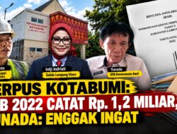 RAB 2022 Rp1,2 Muncul, Jejak Perpus Kotabumi Makin Janggal