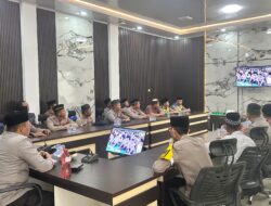 Perkuat Keimanan Personel, Polres Tulang Bawang Barat Ikuti Binrohtal Bersama Kapolri dan Gus Baha