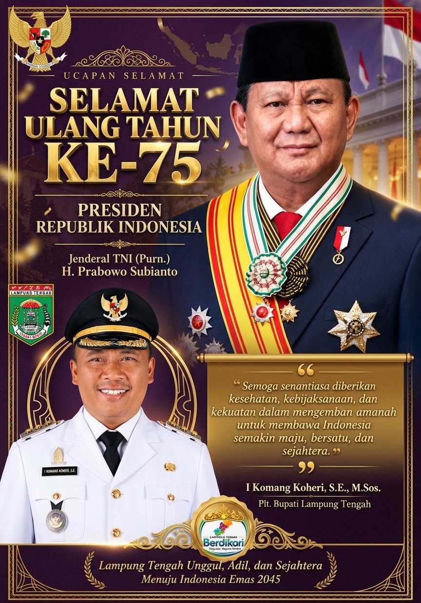 Selamat Ultah ke-75 Presiden RI Prabowo Subianto, Komang Koheri Sampaikan Doa dan Harapan Untuk Indonesia