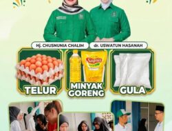 300 Paket Sembako Ludes Diserbu Warga! PKB Lampung Tengah Peringati Hari Santri Dengan Aksi Nyata